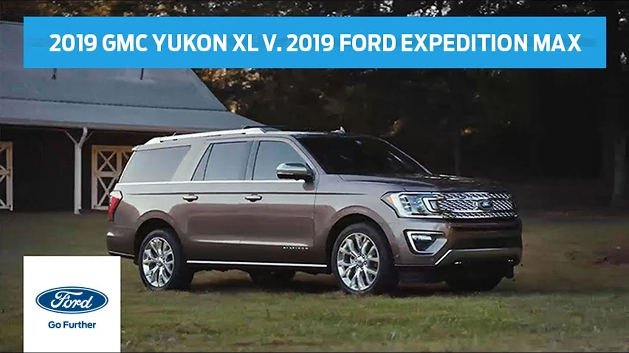 Compare the 2019 GMC Yukon XL With the 2019 Ford Expedition MAX | Head to Head | Ford